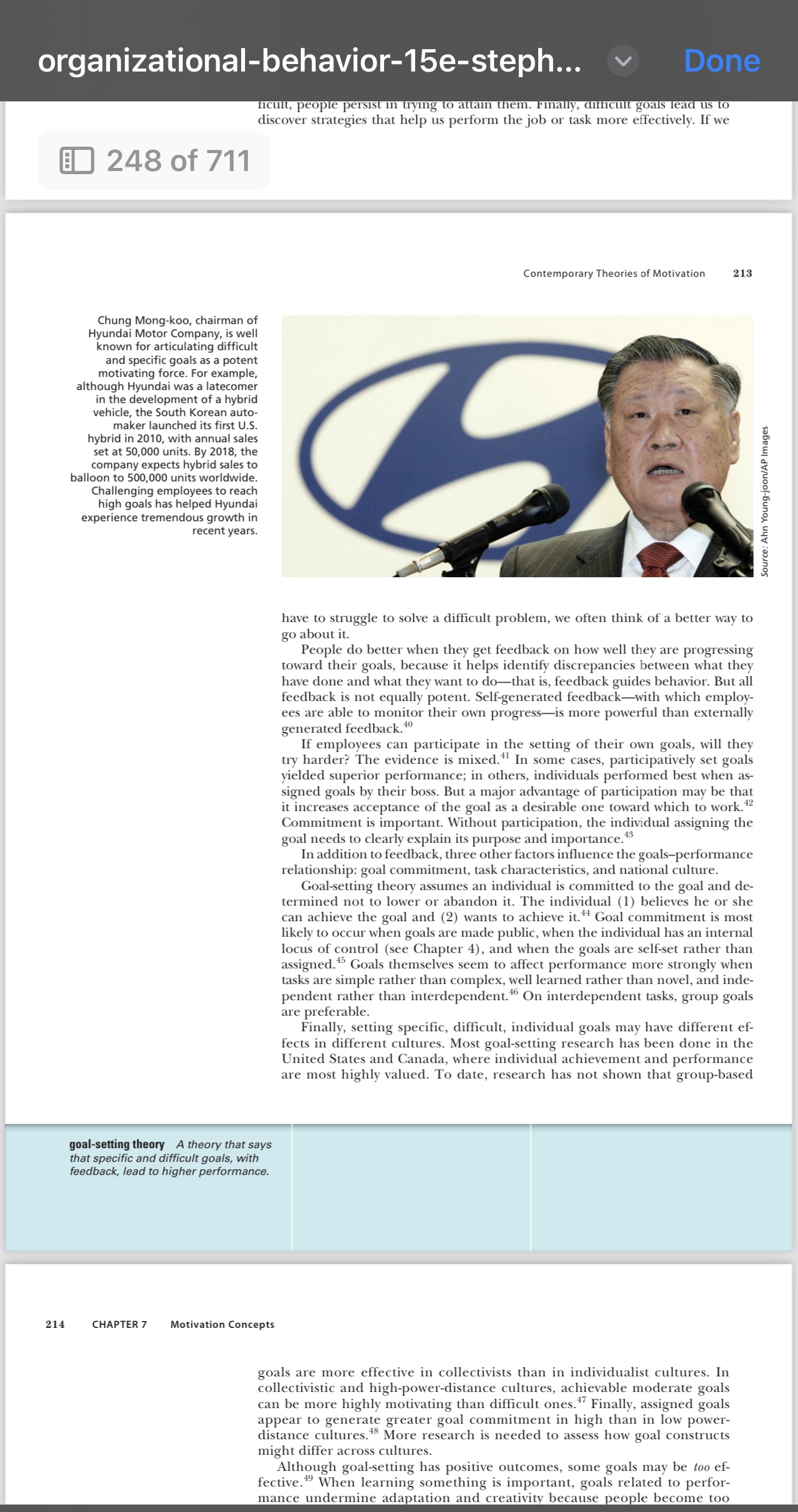 or is it a result of a situation. Explain.Goal setting. Where do