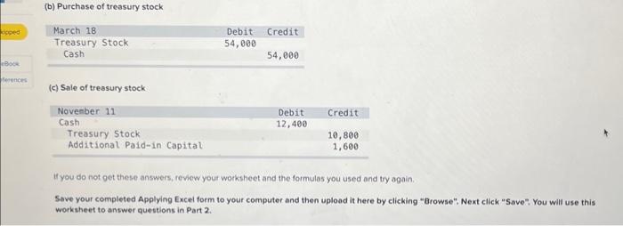 stock transactions and then prepare the related journal entries: (If no entry