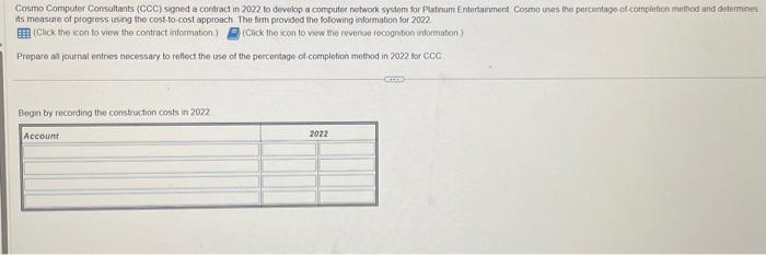  help Cosmo Computer Consultants (CCC) signed a contract in 2022 to