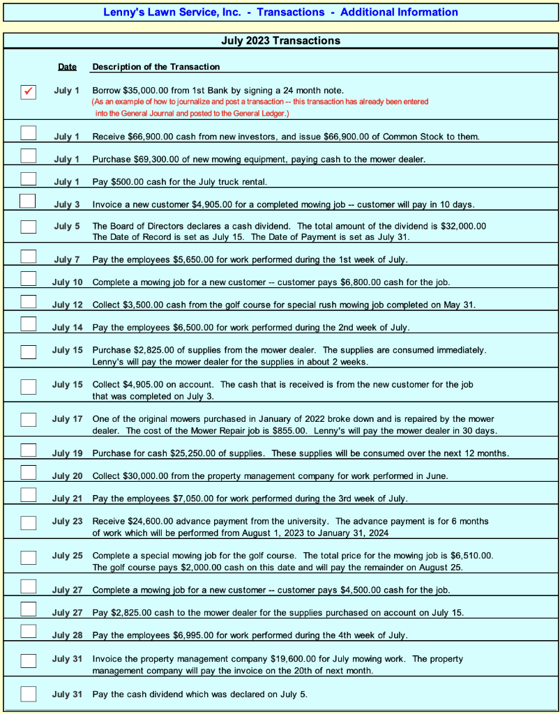 Solid Footing 15e Chapter 10 Accounting Cycle Project 15 July 2023 \begin{tabular}{|r|}