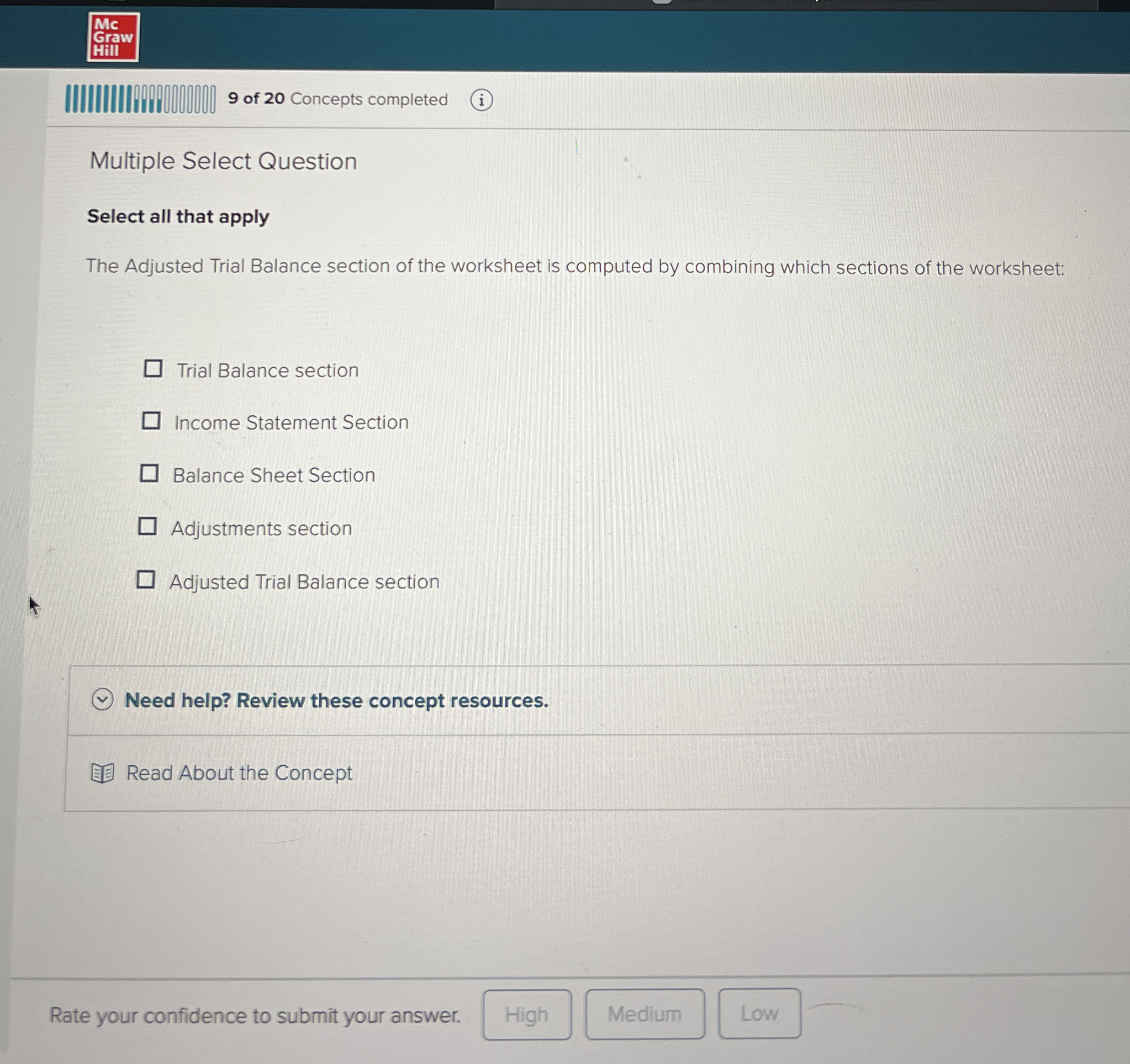  Multiple Select Question Select all that apply The Adjusted Trial Balance