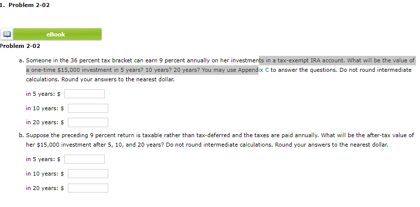  1. Problem 2-02 eBook Problem 2-02 a. Someone in the 36