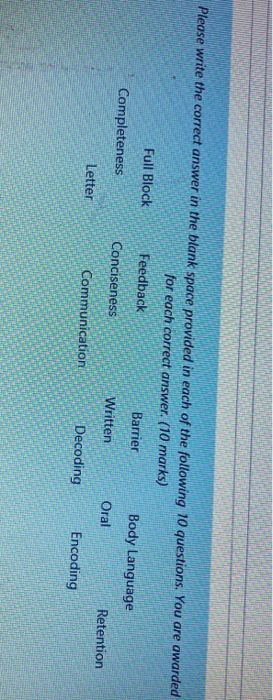  Please write the correct answer in the blank space provided in