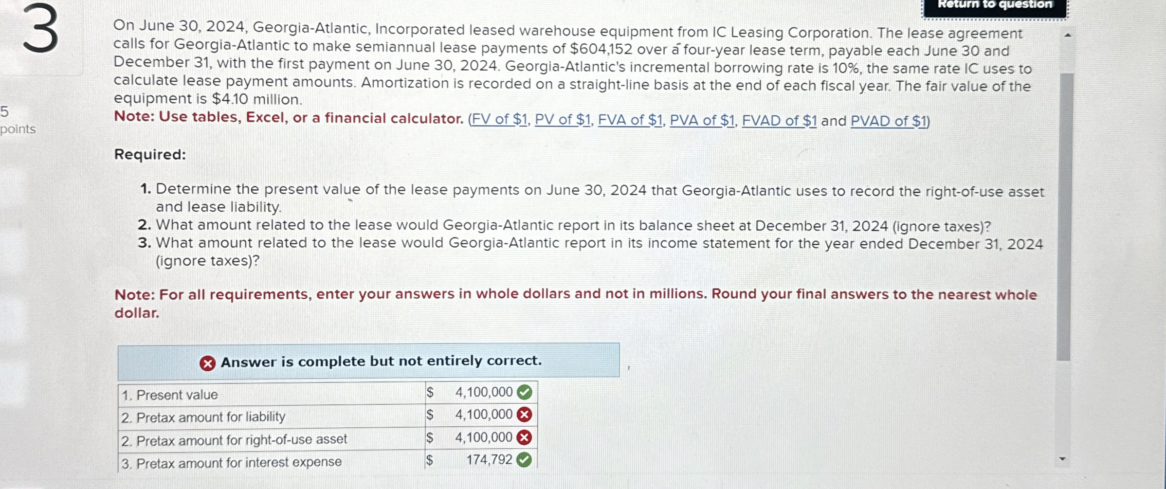  On June 30,2024, Georgia-Atlantic, Incorporated leased warehouse equipment from IC Leasing