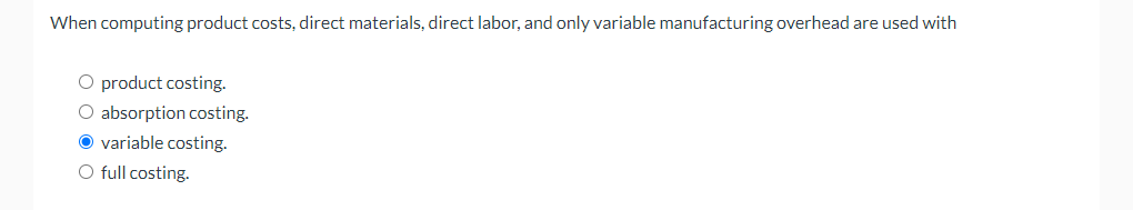 28. answer asap please ,,,,,,,,,,,,,,,,,,,,,,,,,,, When computing product costs, direct materials, direct