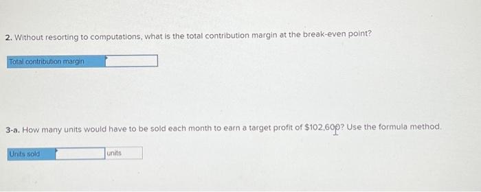 at the target sales level. 5. Refer to the original data. Compute