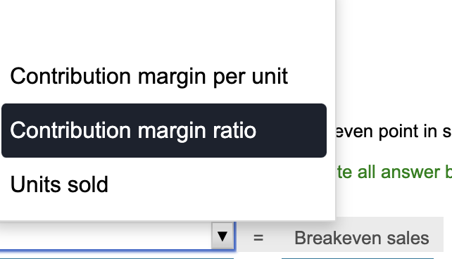 company. Which company has the lowest breakeven point in sales dollars? What