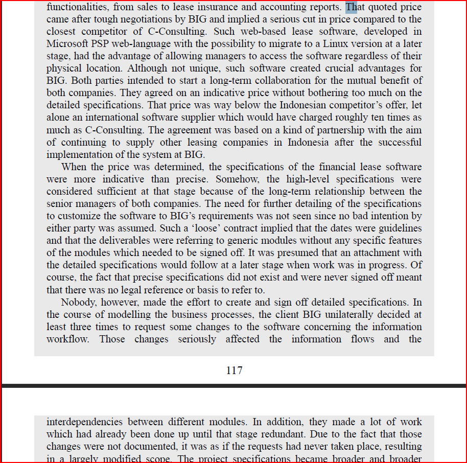 have been avoided?Where do you see the impact of national cultures in