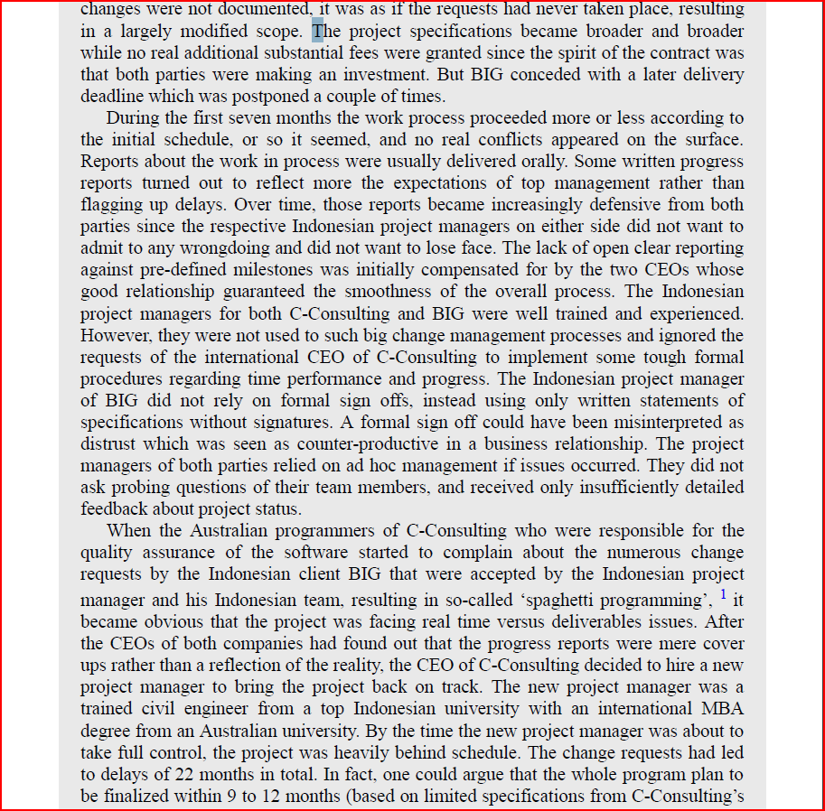 this case? CHAPTER END CASE: THE NEVER ENDING STORY This case elaborates