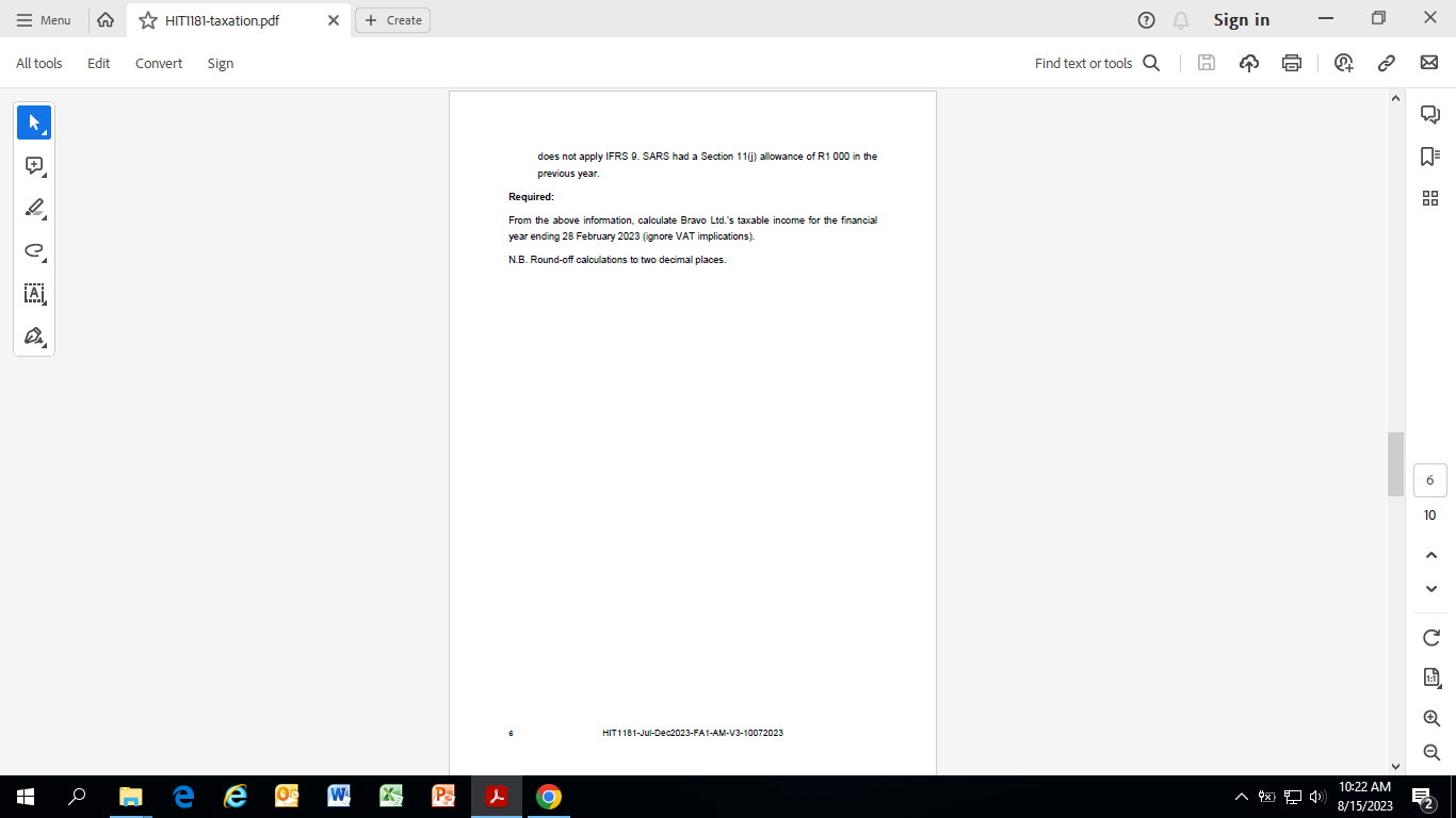 years old on 28 February 2023 and was an ordinary resident in