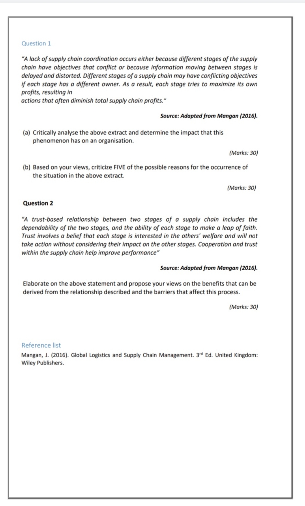 please do explain thoroughly accordingly to the numbered questions. Question 1 "A