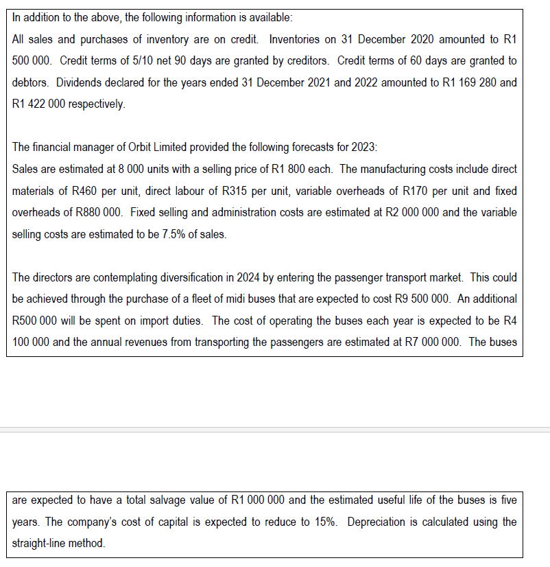 management of its accounts payable. 2.2 The ability of the company to