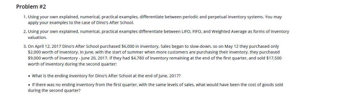  1. Using your own explained, numerical, practical examples, differentiate between periodic