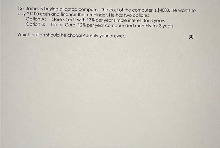 11) Ms. Warden needs \\( \\$ 20000 \\) to go on her