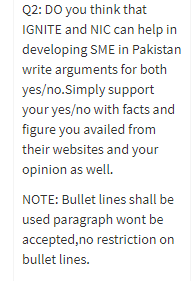  Q2: DO you think that IGNITE and NIC can help in
