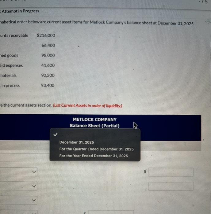 drop down with the correct terms to use. In alphabetical order below