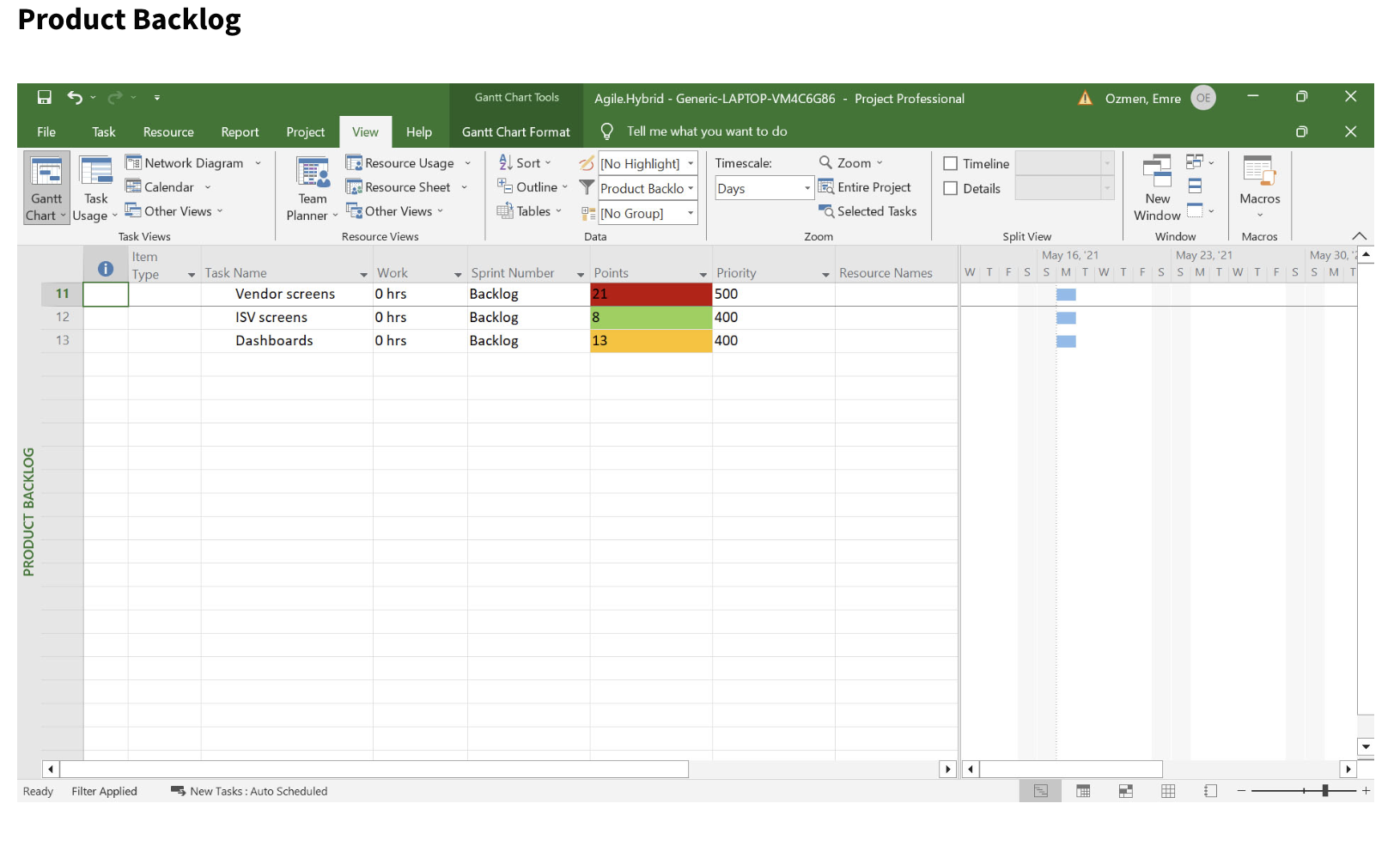 different screen adjustments for different end-user profiles, such as vendors, partners, salespeople,