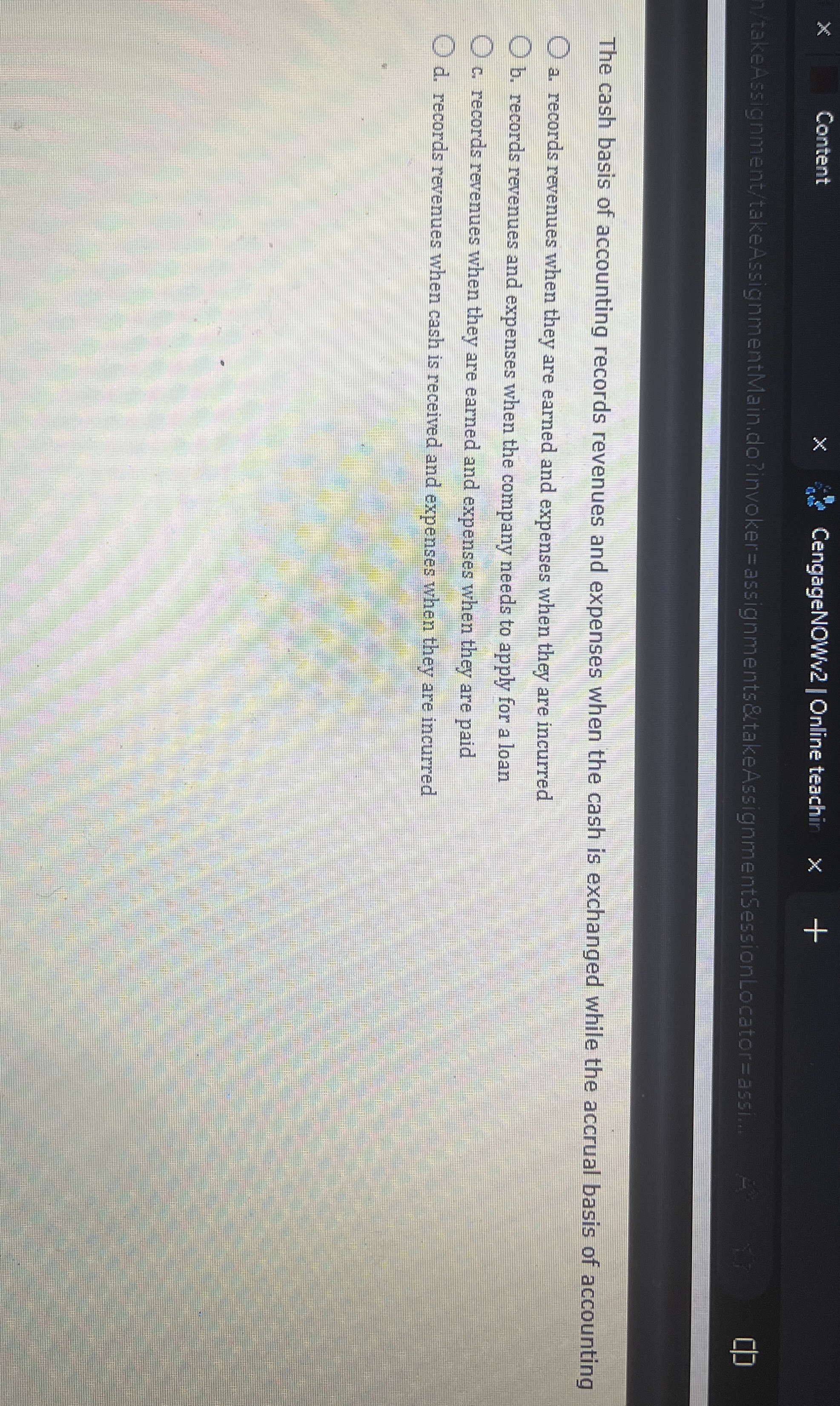  Adjusting entries are a. optional under generally accepted accounting principles b.