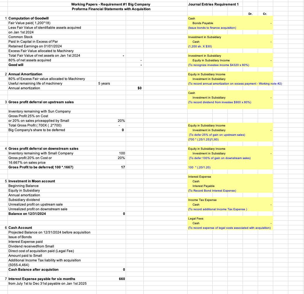acquire 80% of Moon Corporation's common stock. Moon's shares are currently quoted