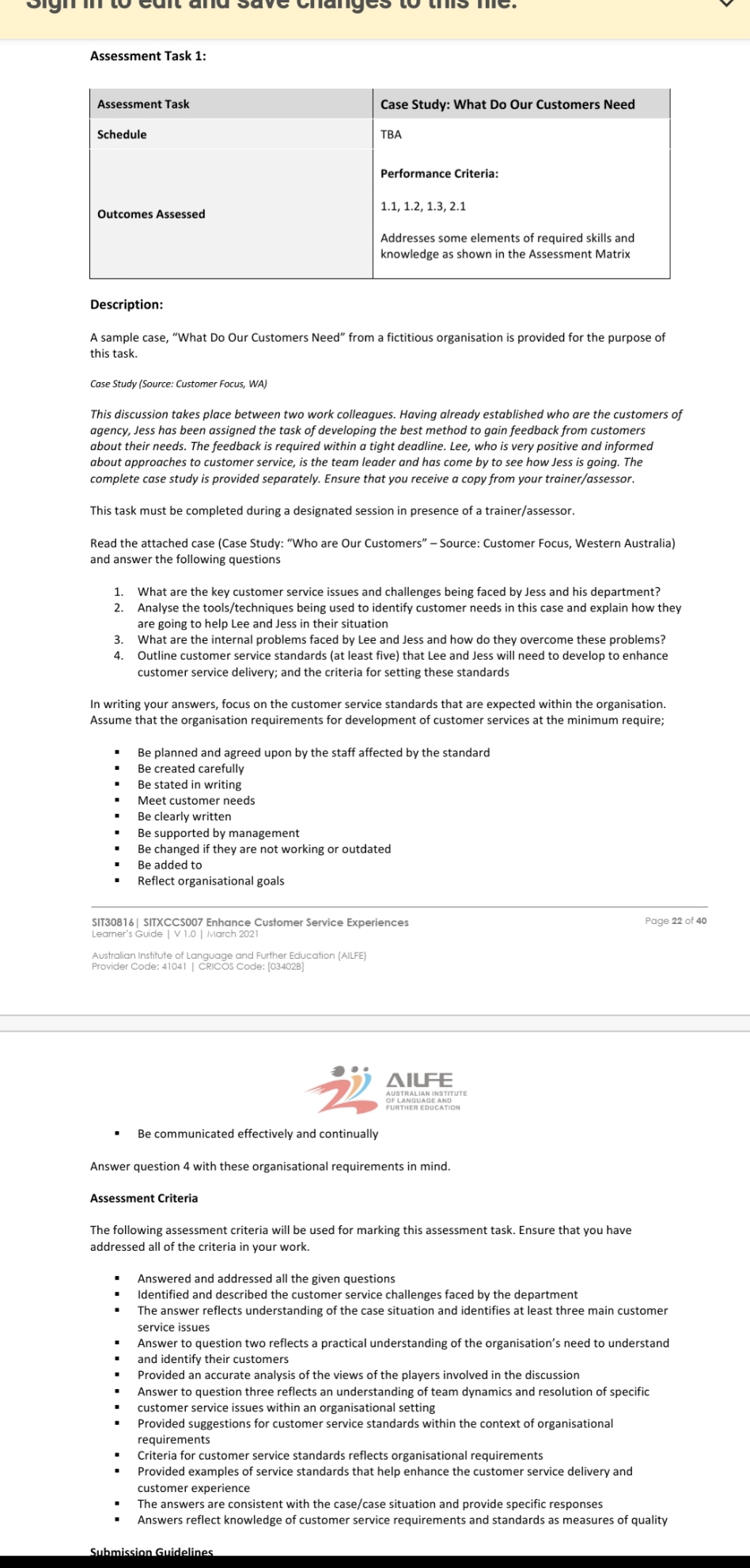 I need to answer all this question and read the case study