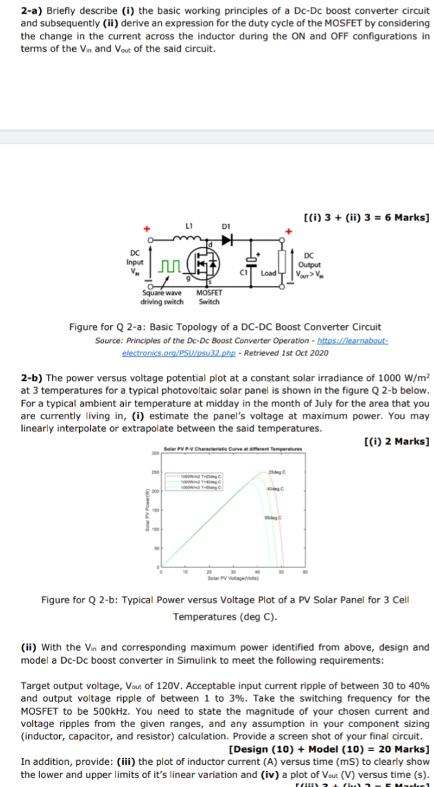 Answer the question 2-a) Briefly describe (i) the basic working principles of