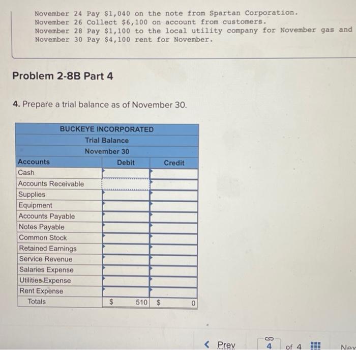 external transactions (LO2-4, 2-5, 2-6) [The following information applies to the questions