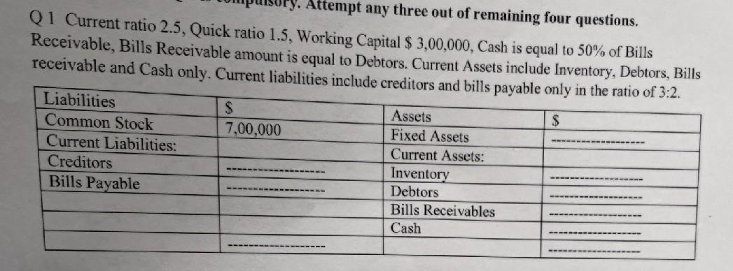 Please explain every calculation, I am very dumb. Atempt any three