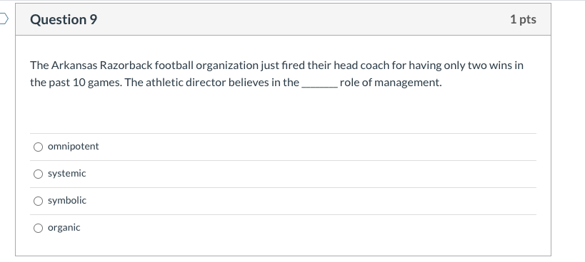 organizational culture 0 organizational environment and symbolism C) stakeholders' views on ethics
