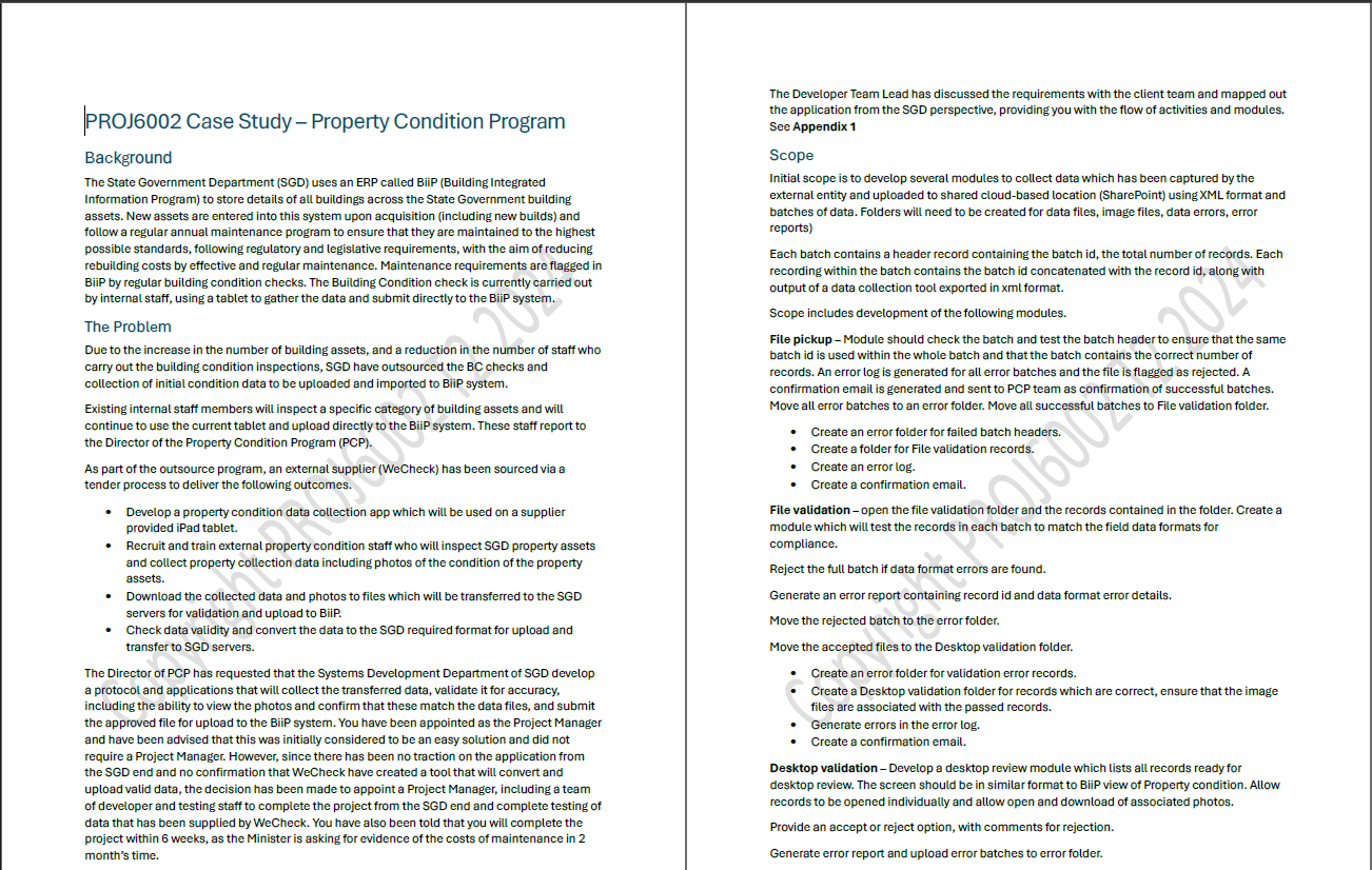 Hi can you please provide a three level Work Breakdown Structure (WBS)