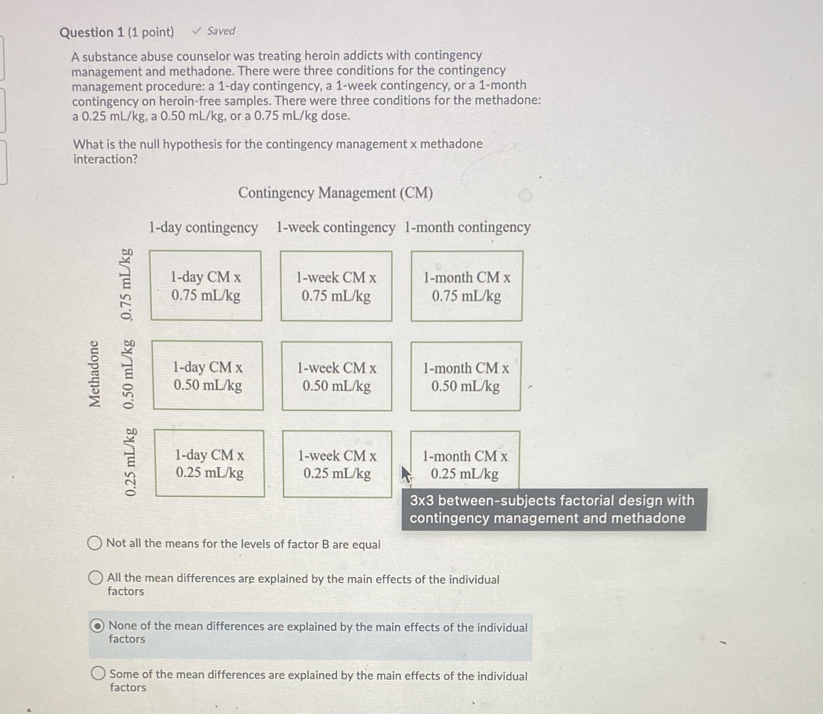 Please help I will rate Question 1 (1 point) Saved A substance