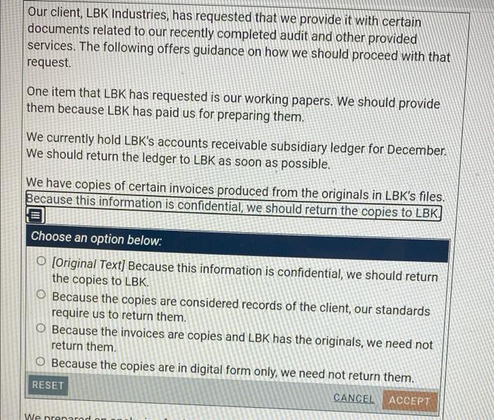 a nonissuer. Based on the excerpt from the auditing firm policy manual