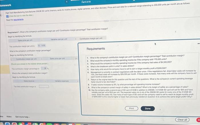 please answer 1-10 Begin by cowesing the formula Requirements 1. Whut io