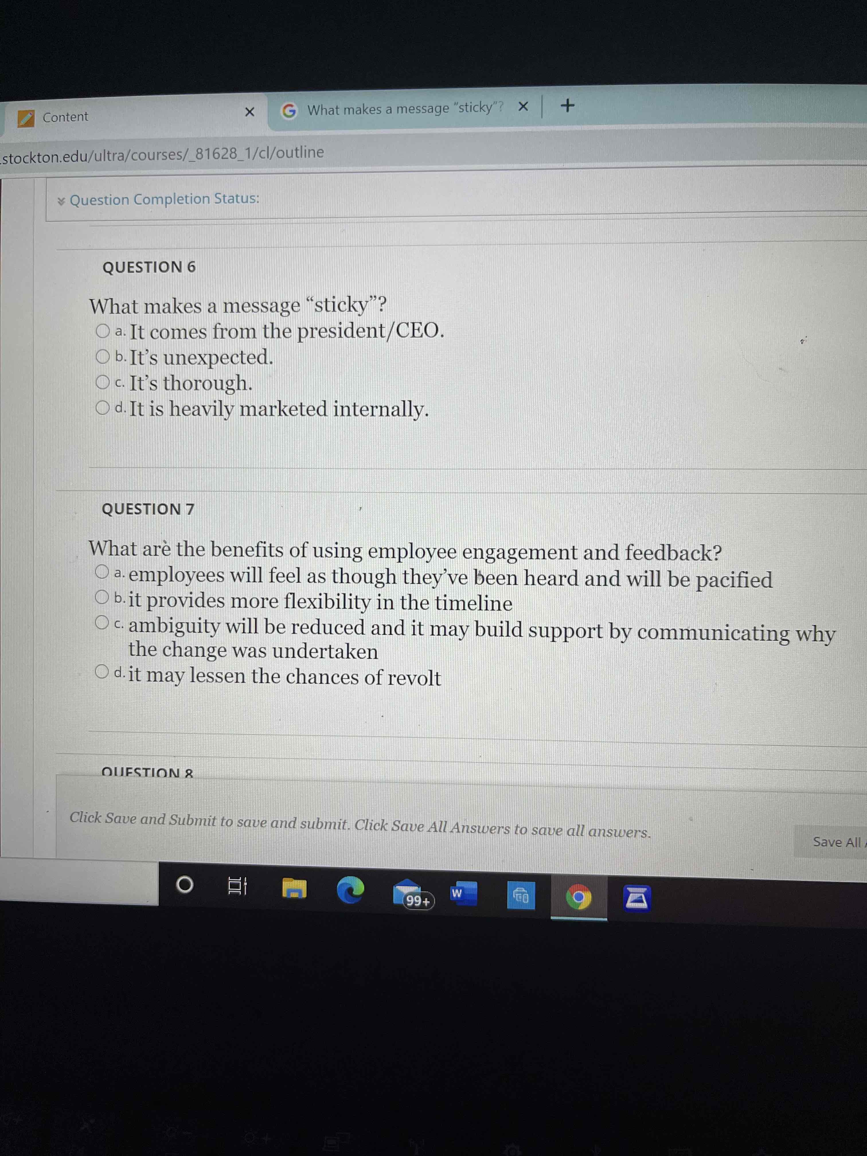 Forecasting and scenario planning are basically the same exercise. True O False
