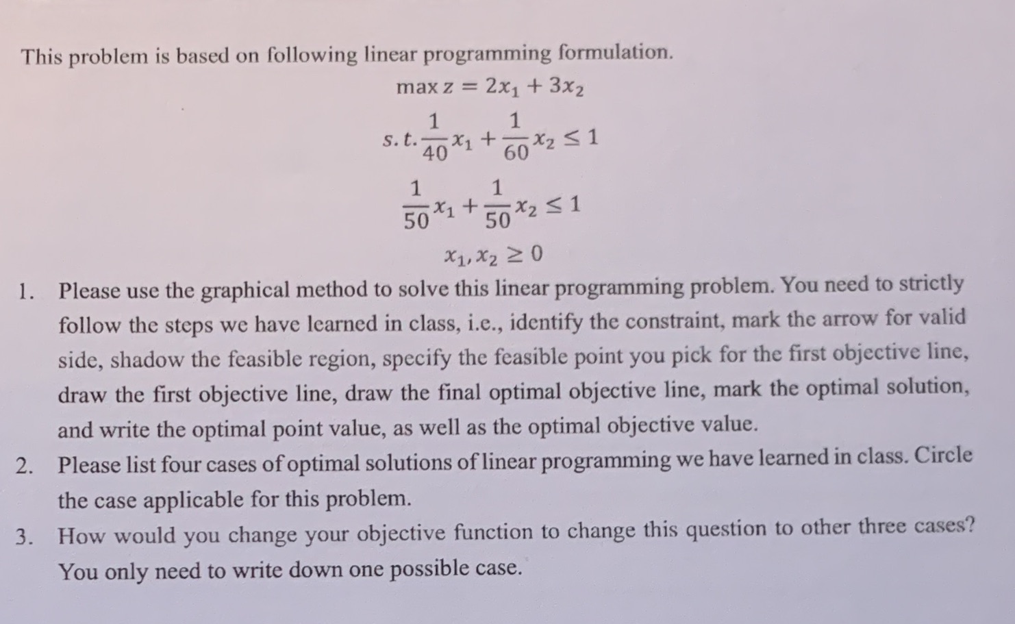 Please don't skip any steps thanks This problem is based on following