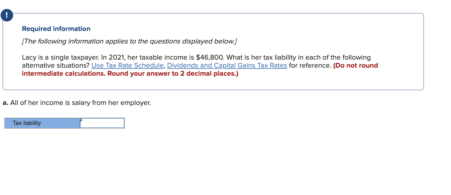 A) B) C) Required information Skip to question [The following information applies