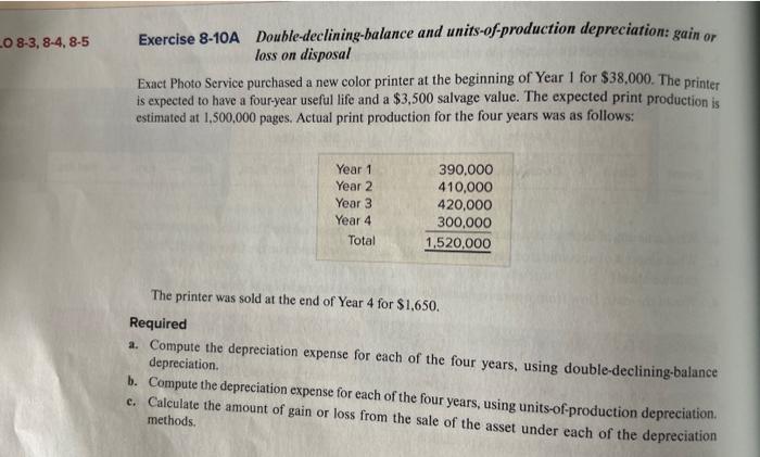 disposal Exact Photo Service purchased a new color printer at the beginning