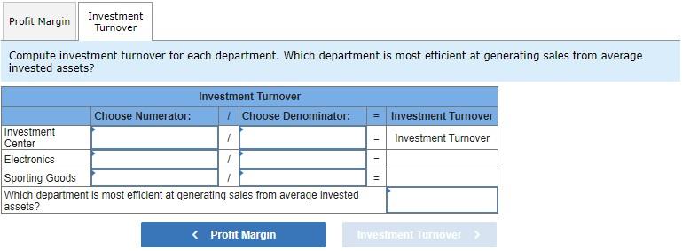 at using assets generate returns for the company? Assume a target income