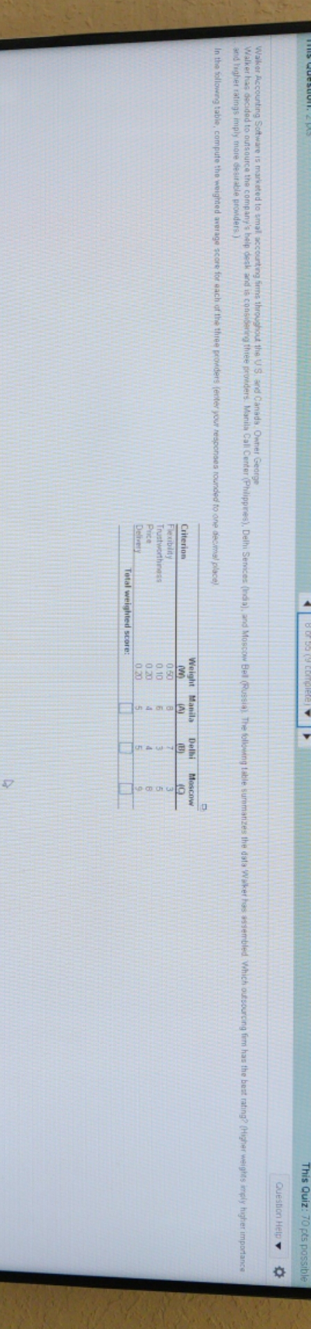 please help Question Help Walker Accounting Software is marketed to small accounting