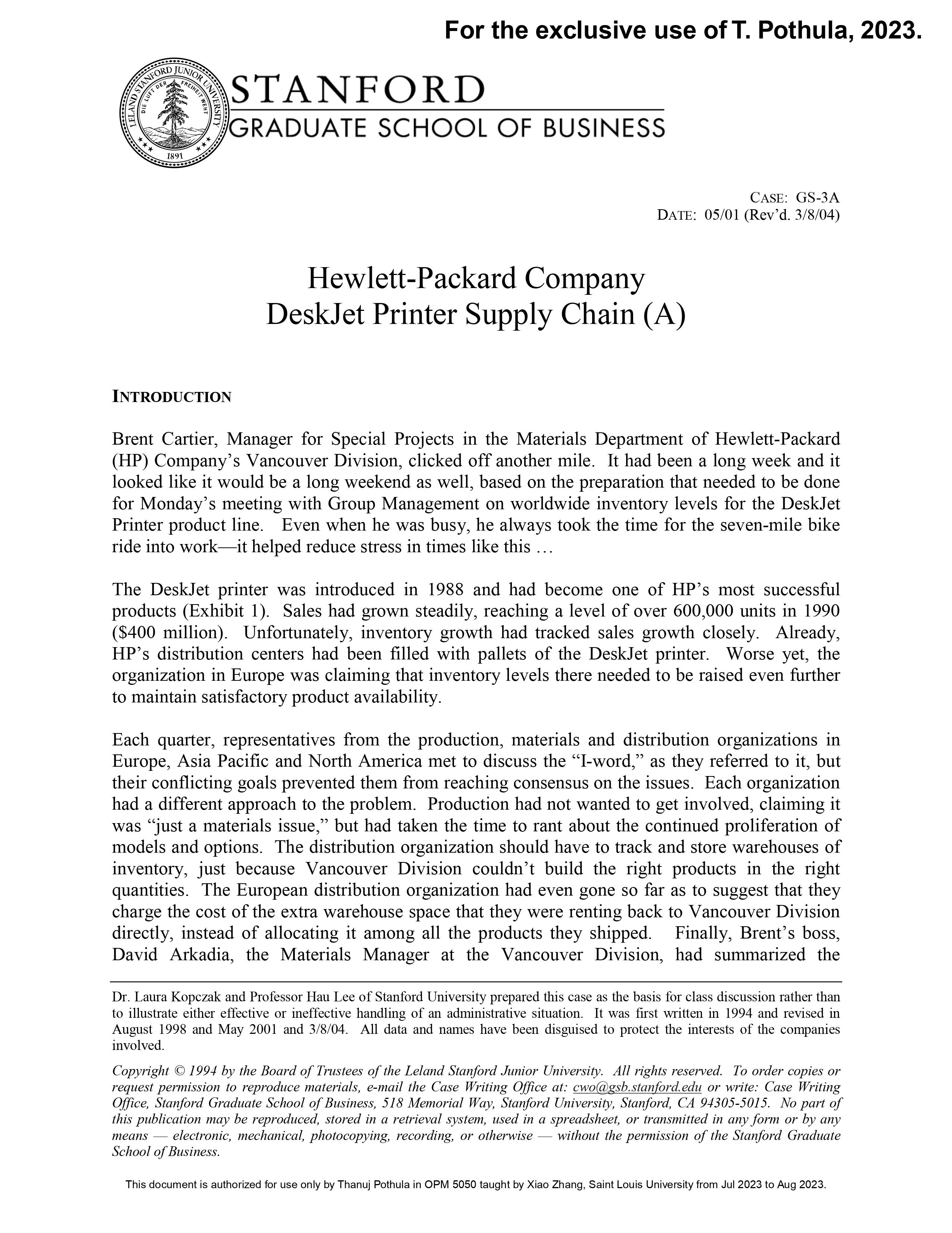 Build and describe an Excel model to recommend quantitative target inventory levels