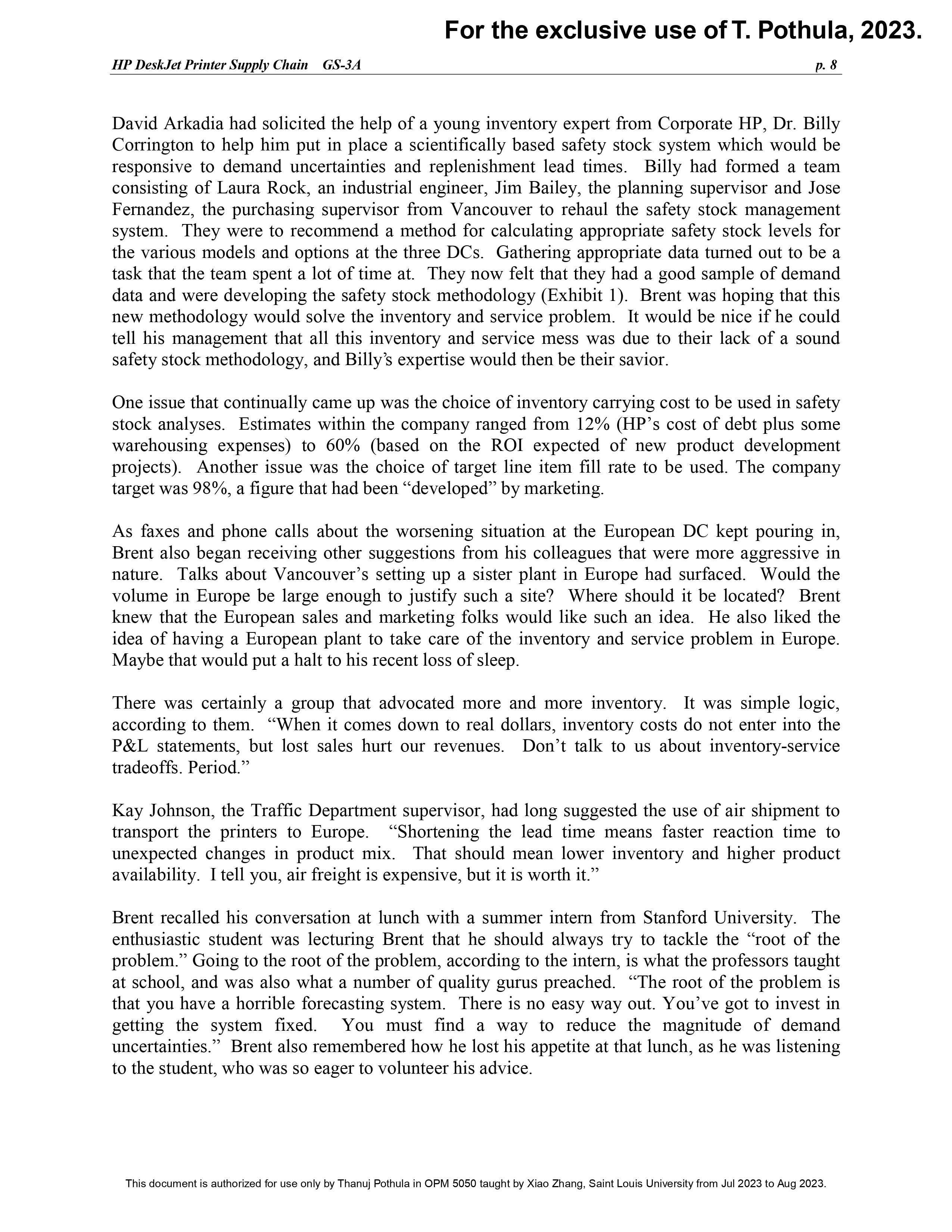 2023. STANFORD DIE LUFT LELAND STA GRADUATE SCHOOL OF BUSINESS CASE: GS-3A