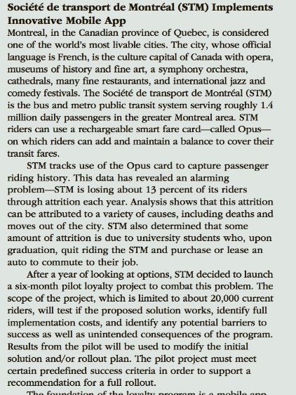 study at the end of Chapter 2, give a brief synopsis of