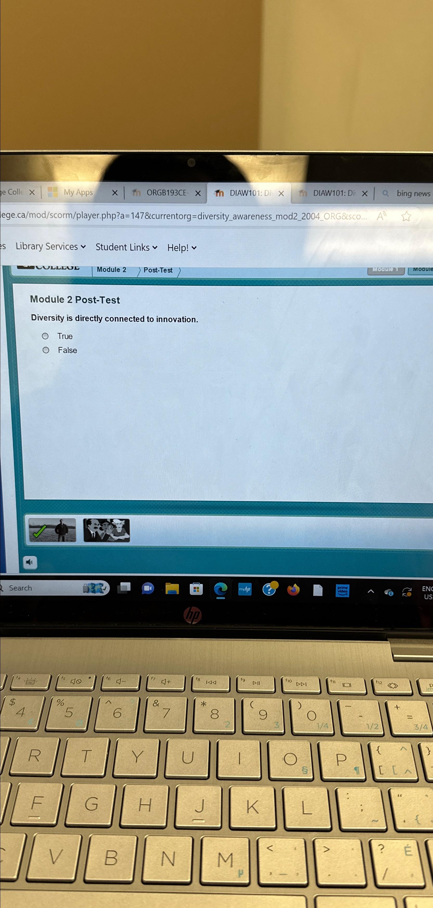  Library Services vv Student Links vv Help! vv Module 2 Post-Test