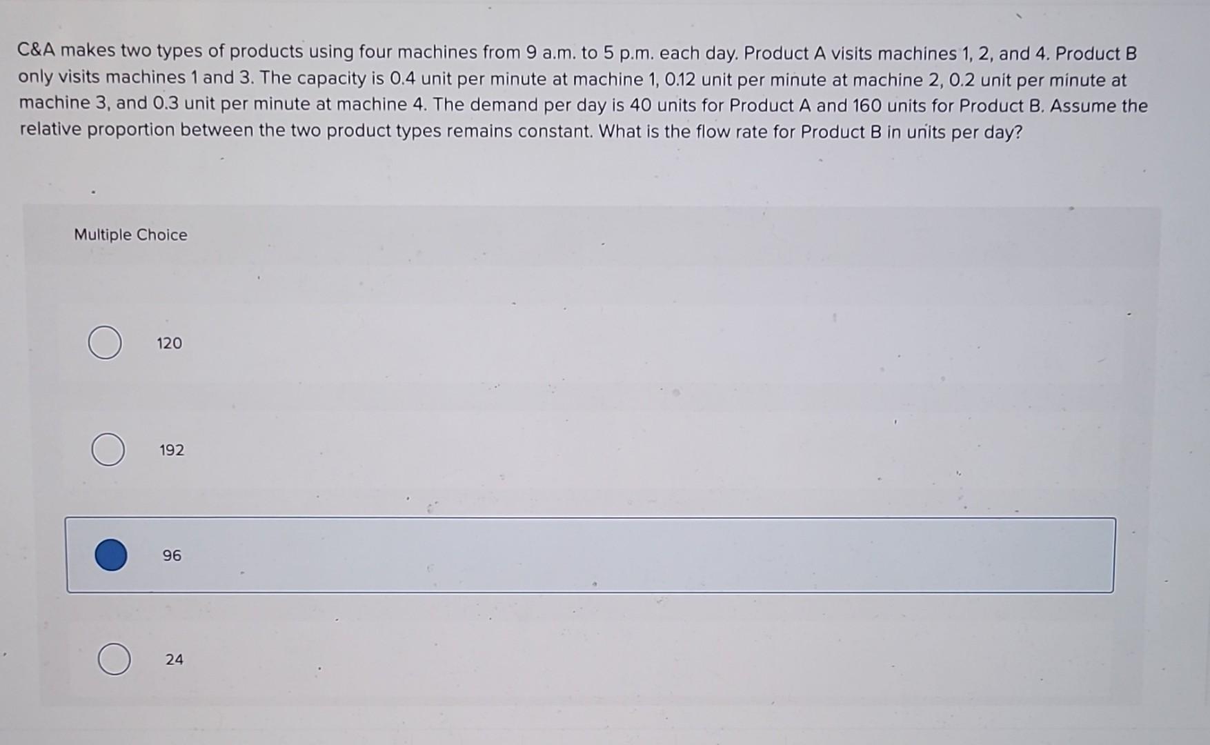please answer clearly and explain C\&A makes two types of products