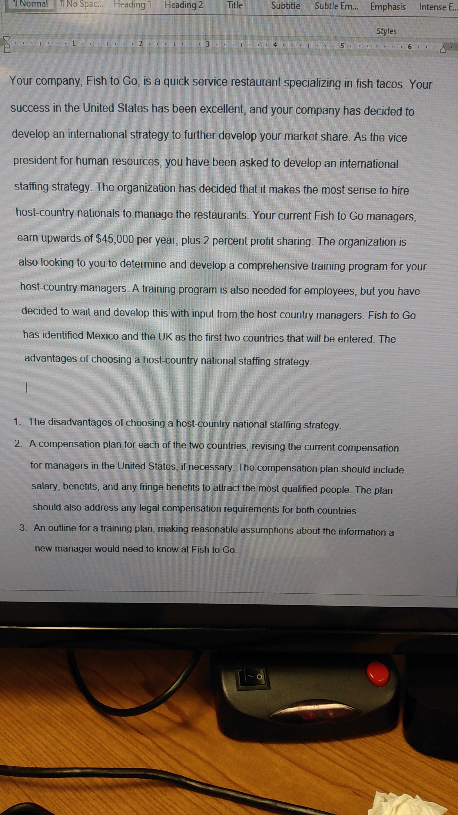 WWhat do you think 1l Normal 1 No Spac... Heading 1 Heading