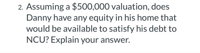 7 of the U.S. Bankruptcy Code. For purposes of this assignment, assume
