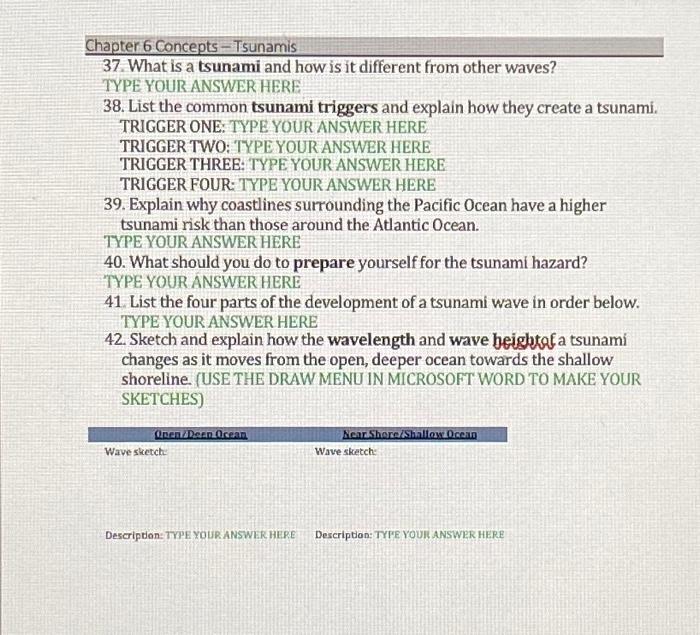 ANSWER HERE d. TYPE ANSWERE HERE e. f. TYPE ANSWER HERE g.