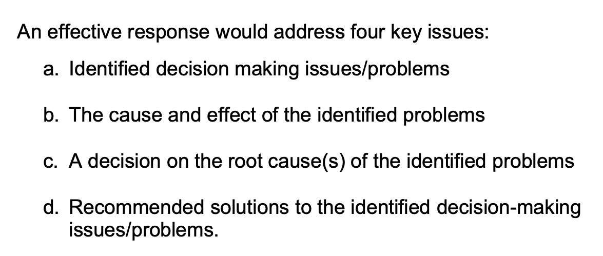 Read and write about the essay of this case study An effective