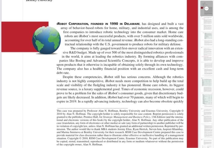  I. Case study Assignment Question(s): Read carefully case No 8 from