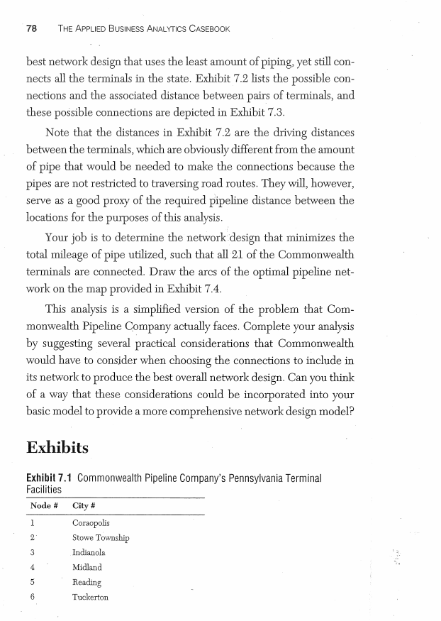 is a simplified version of the problem that commonwealth pipeline company actually