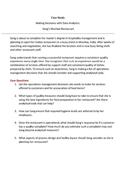 do 2 and 5 with explaination and mention the resources Case Study